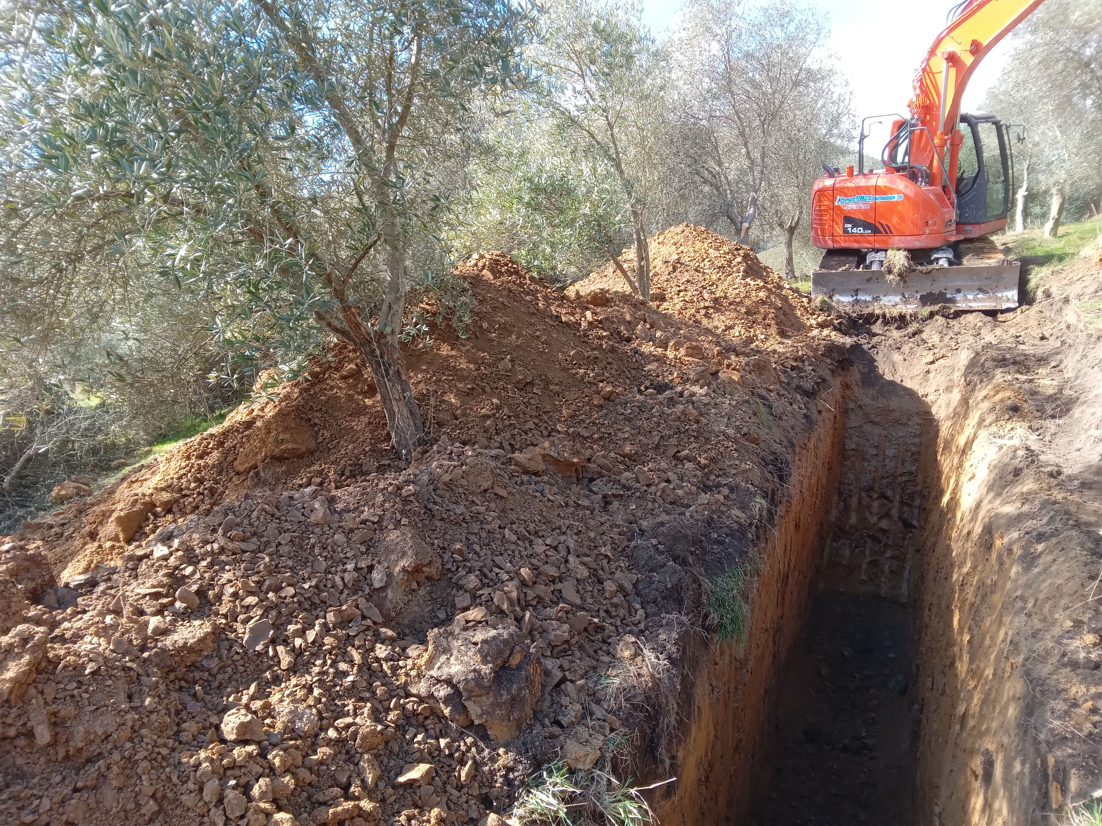 Rural House Site on slopes near fault